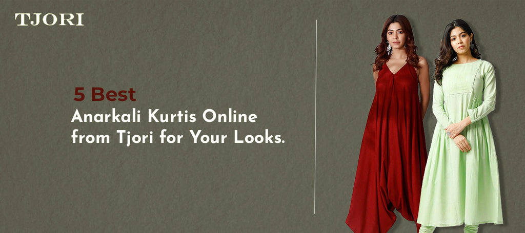 5 Best Anarkali Kurtis Online from Tjori for Your Looks