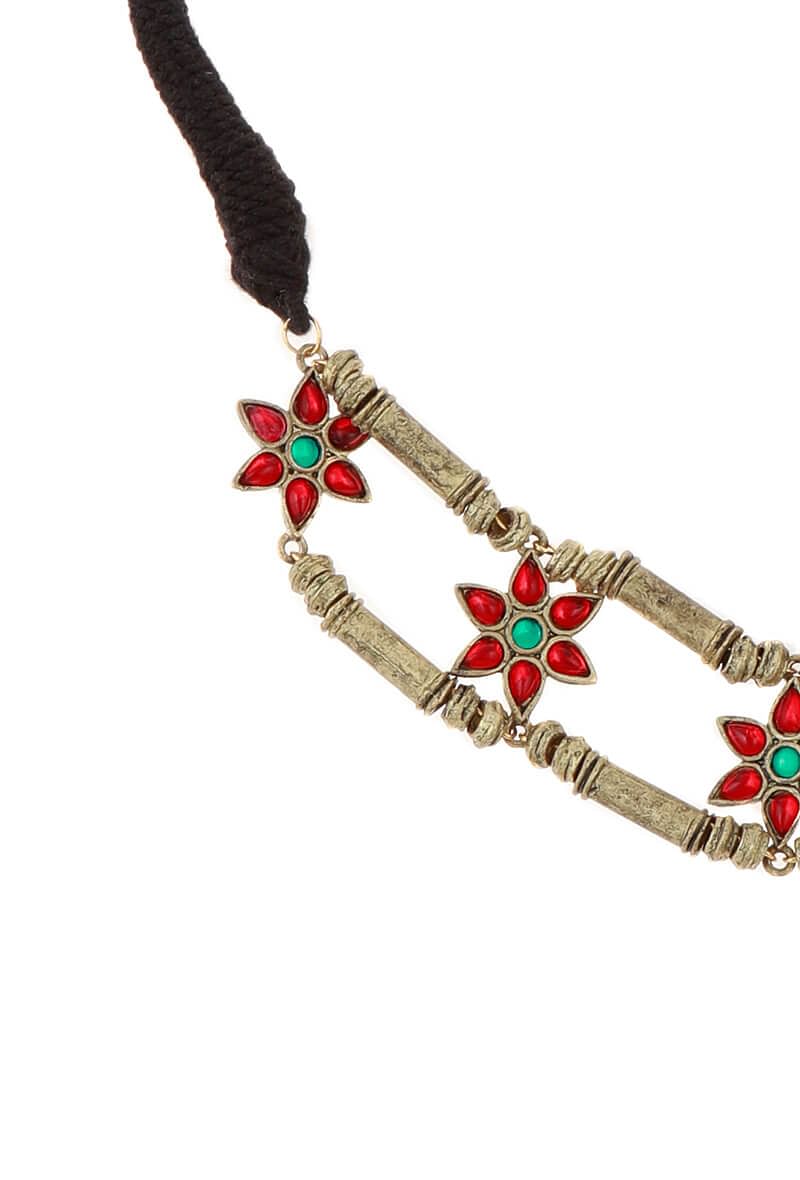 Double Layered Gold Plated German Silver Necklace