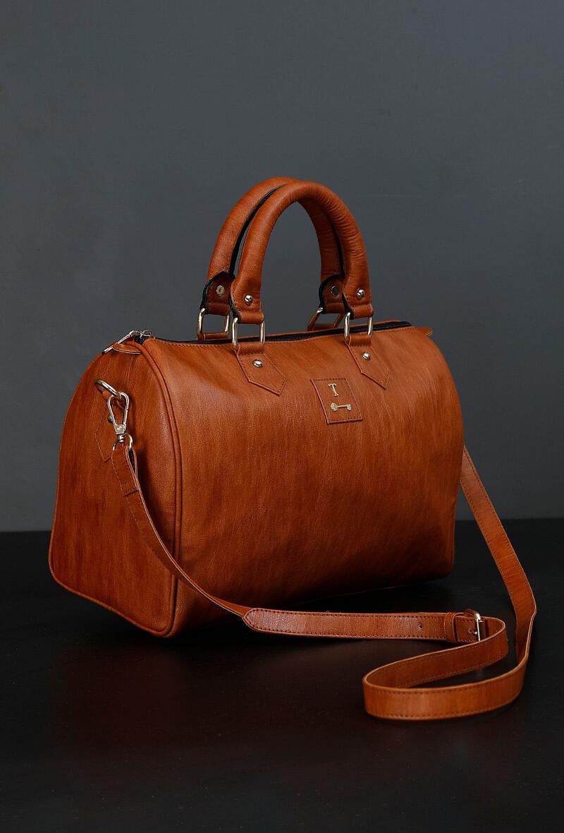 Tan Hand Bag (13"x10"x6")