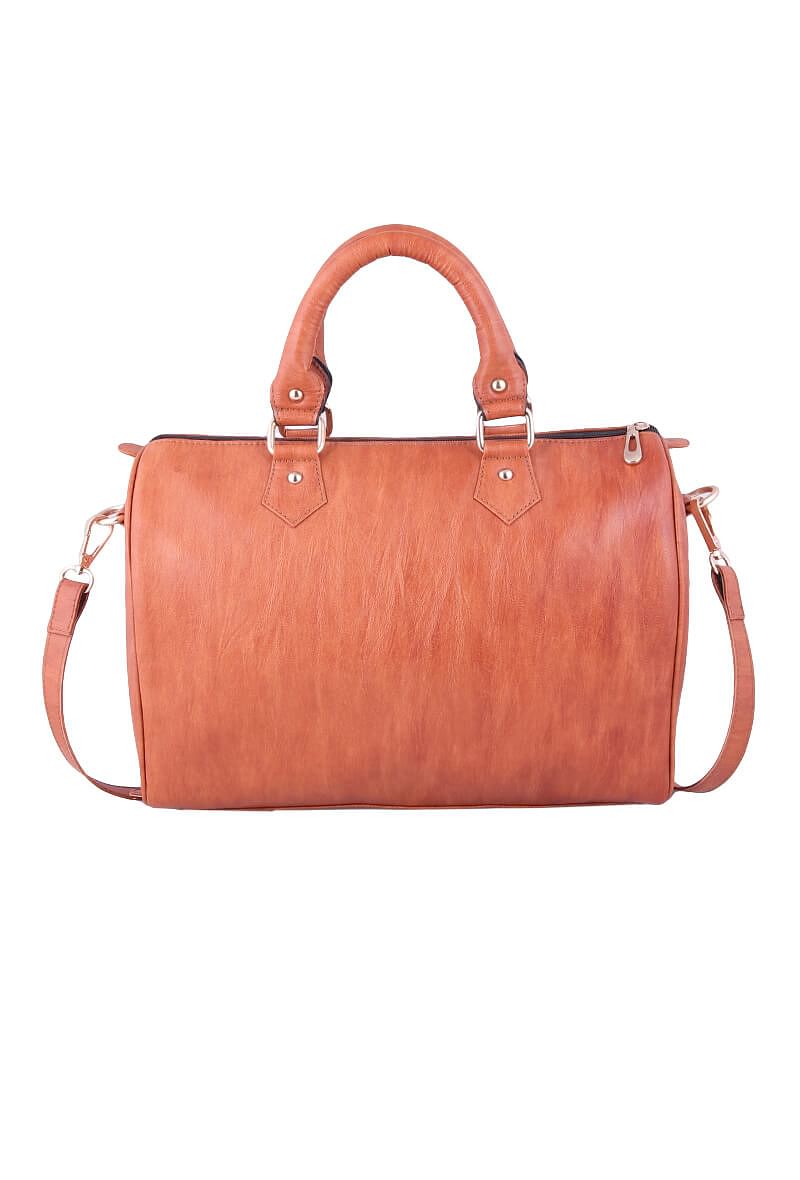 Tan Hand Bag (13"x10"x6")
