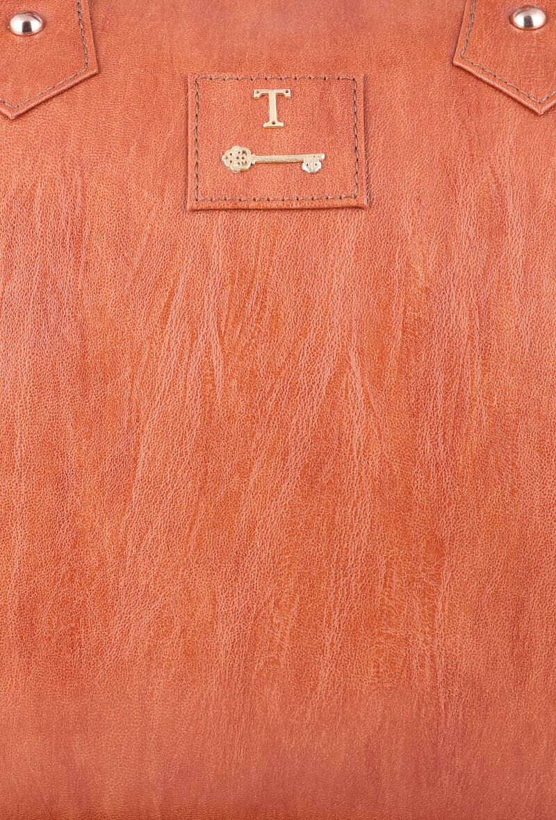 Tan Hand Bag (13"x10"x6")