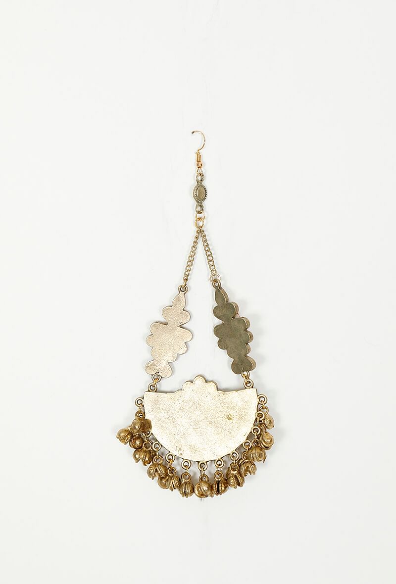 Blue Stone Afghan Earrings