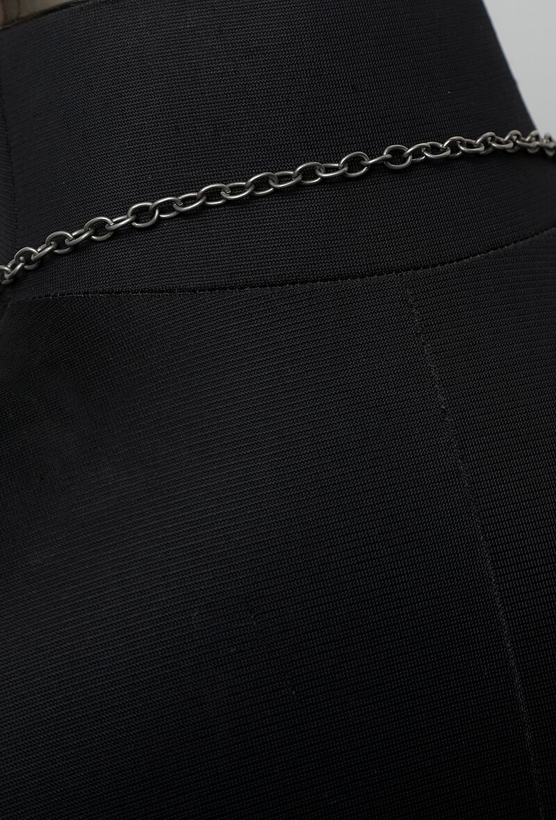 Lily silver plated brass Chain Necklace
