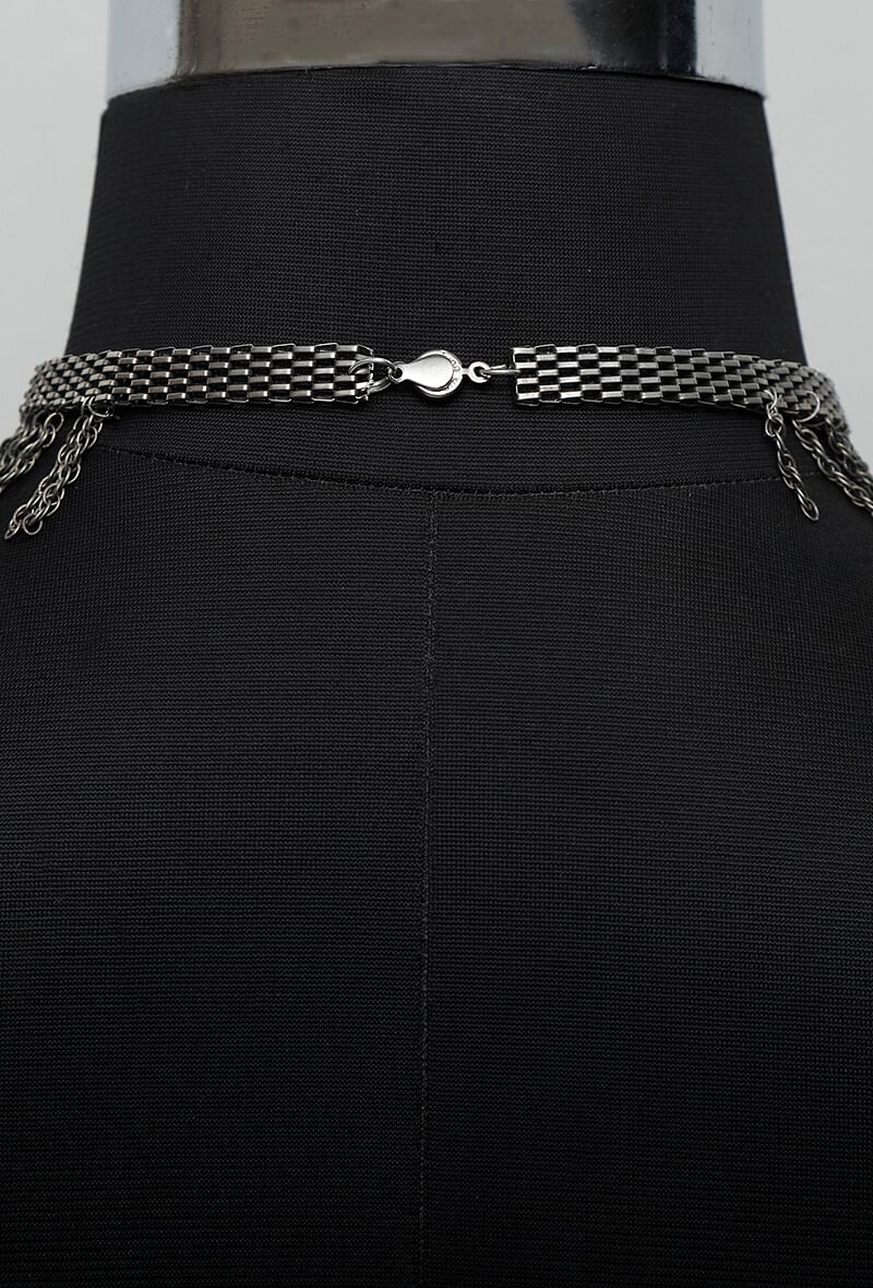 Alice silver plated brass Chain Necklace