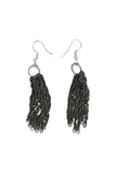 Eva silver plated brass Chain Earrings