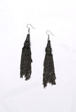 Lyla silver plated brass Chain Earrings