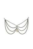 Set of 2: Silver-Plated Multi-String Cowrie Shell Anklet