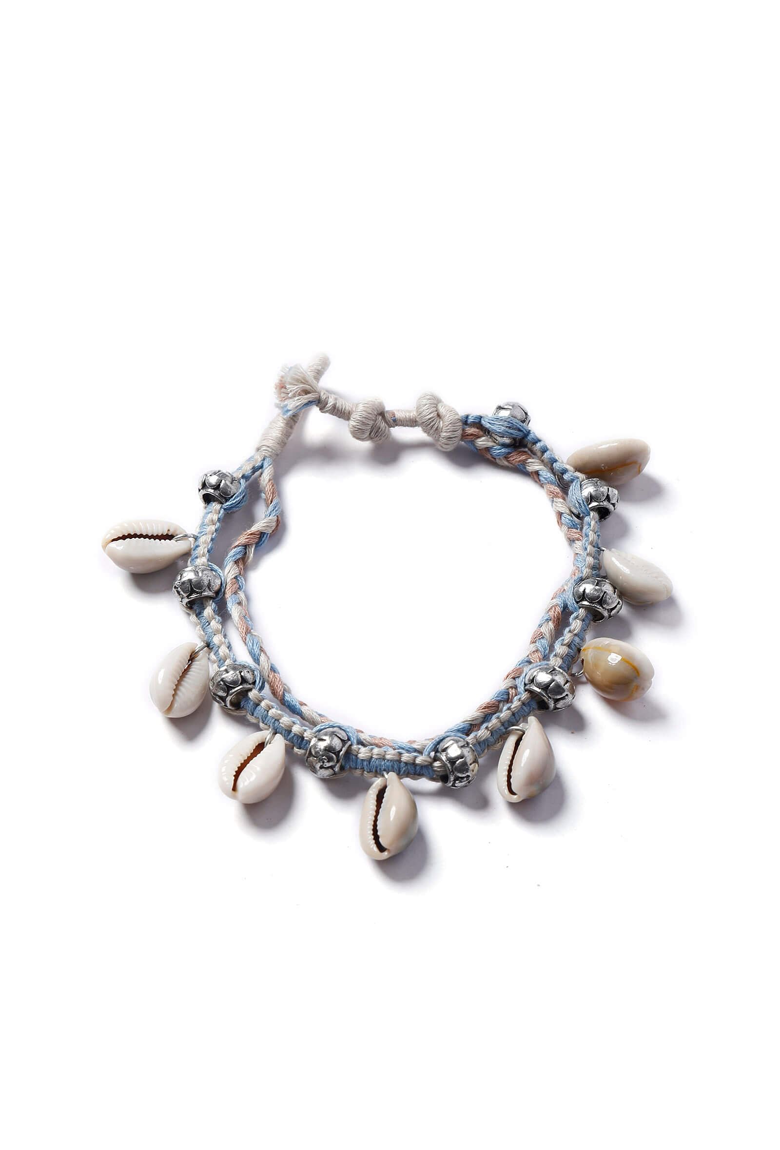 Braided Seashell Anklet