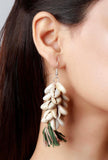 Tassled Seashell Earrings