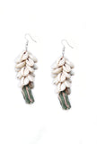 Handcrafted Tassled Seashell Earrings for Beachwear