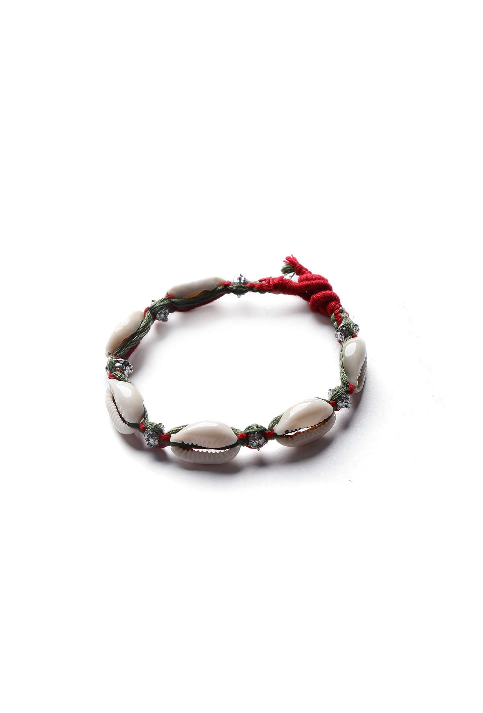 Beaded Seashell Anklet