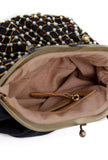 Auster Black Embellished Clutch Bag
