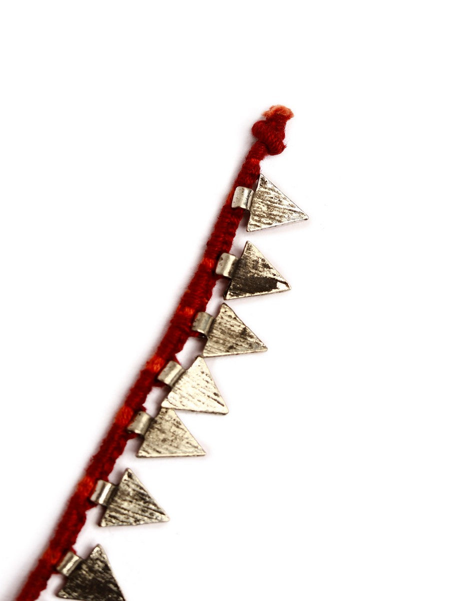 Set Of 2- Raabia German Silver Anklets