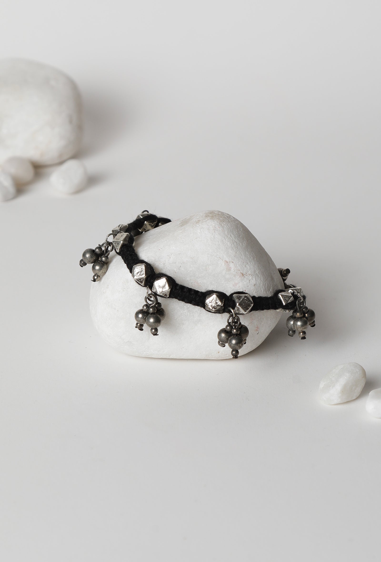 Black Thread Anklet with Ghungroo