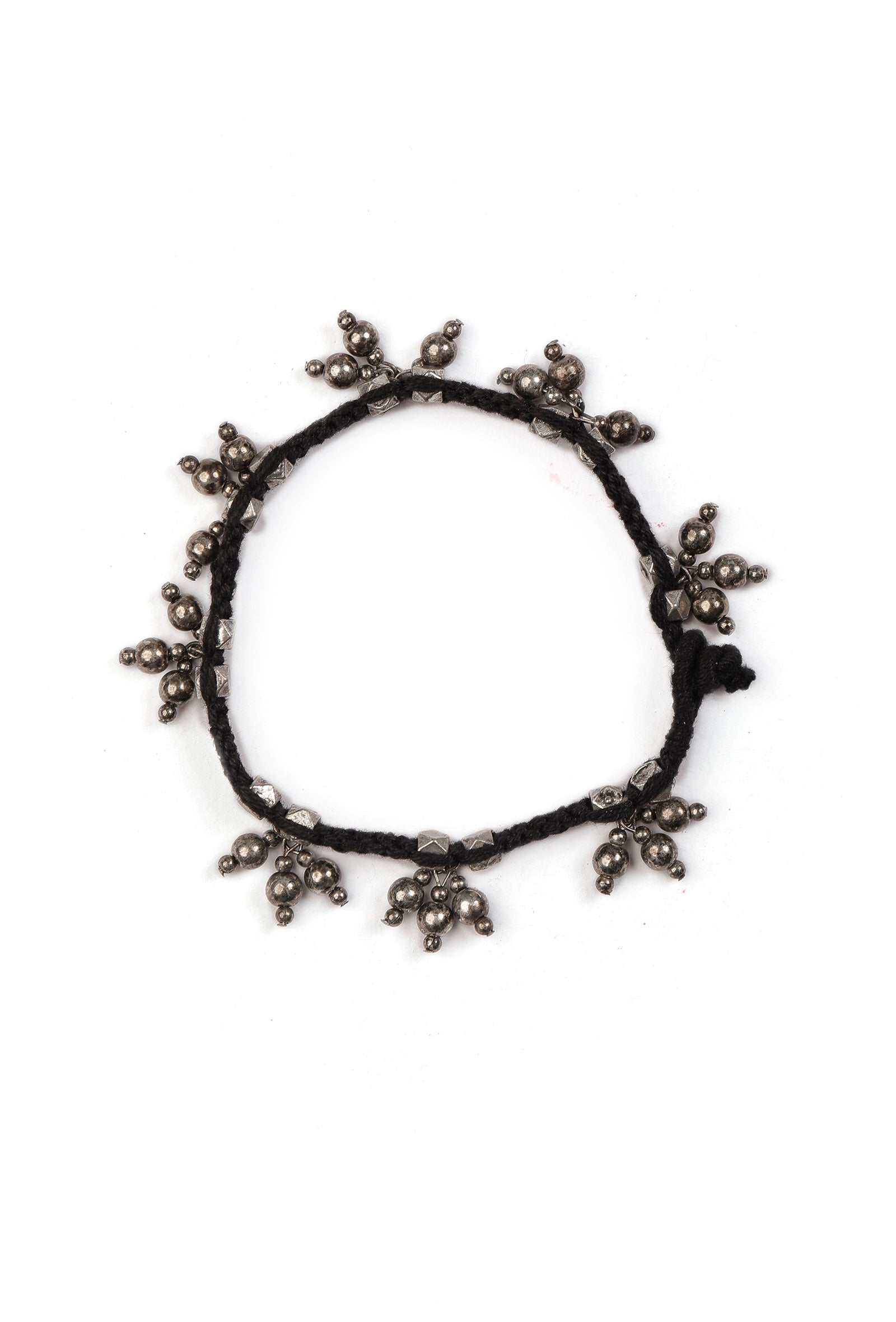 Elegant Black Thread Ghungroo Anklet for Women