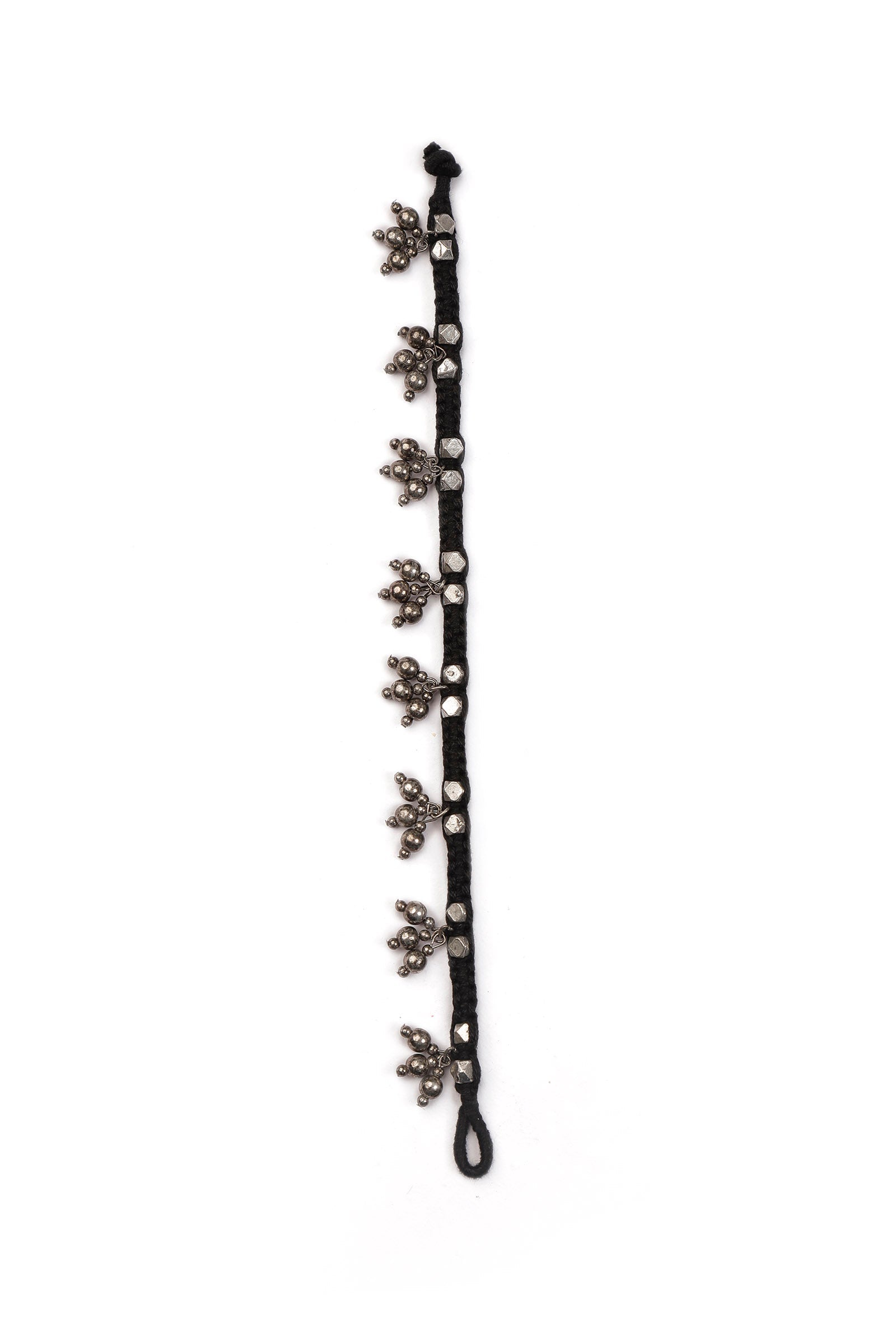 Traditional Ghungroo Anklet with Black Thread