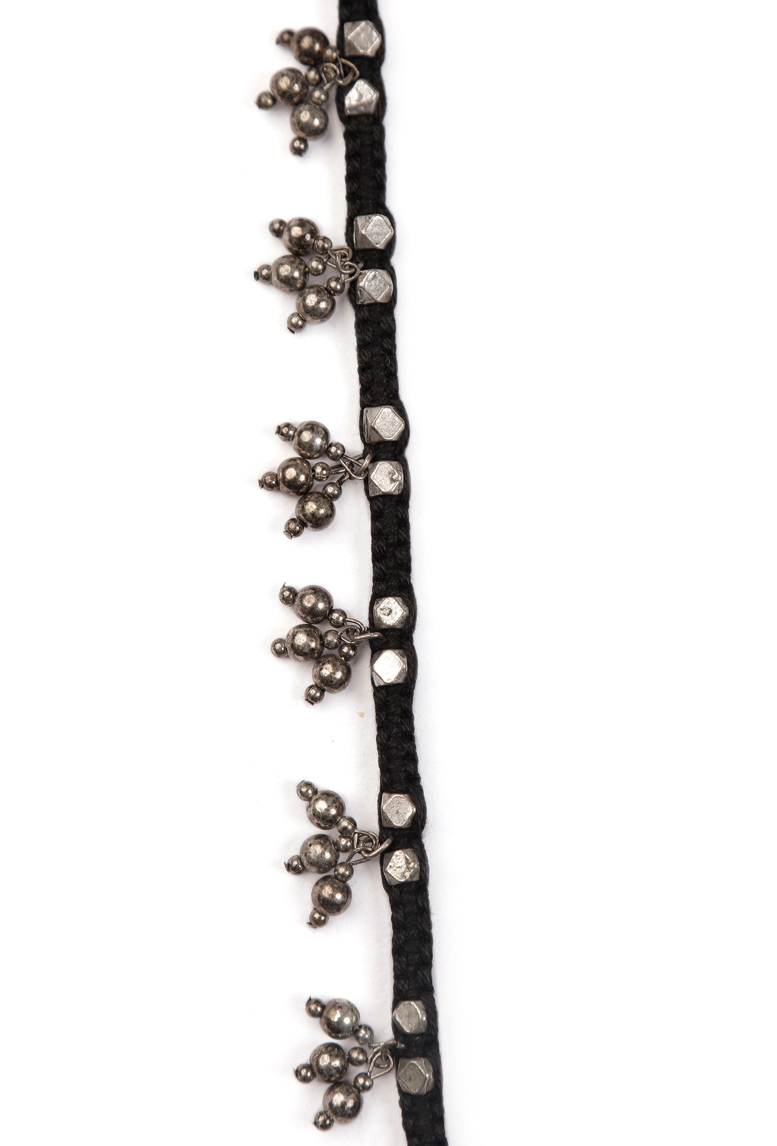 Handcrafted Black Thread Anklet with Ghungroos