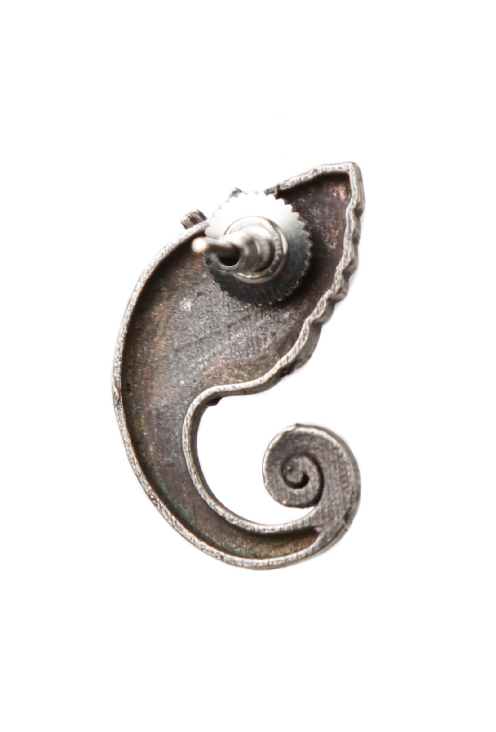 Lord Ganesha Oxidized Stud Earrings