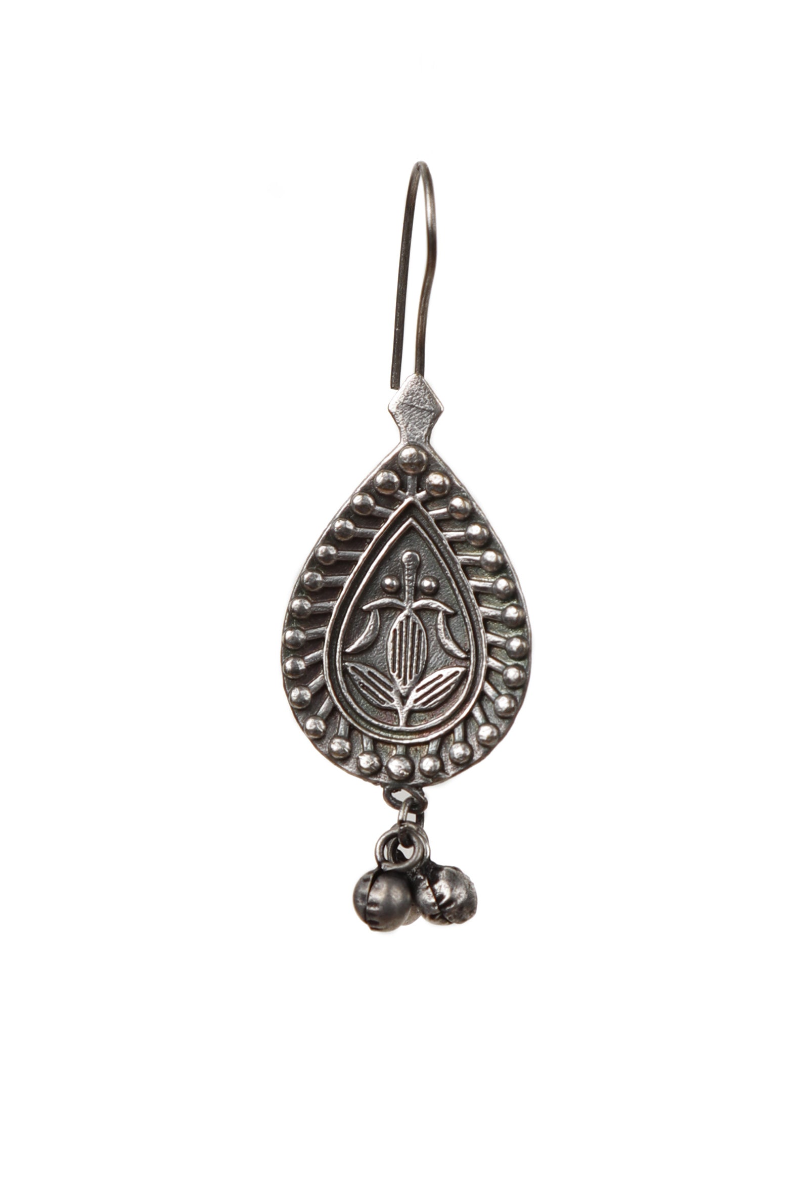 Antique Ghungroo Hook Danglers