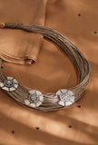 Beaded Party Wear Jute Necklace