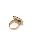 Square Shaped Laq Fashionable Light Weight Multi Color Ring