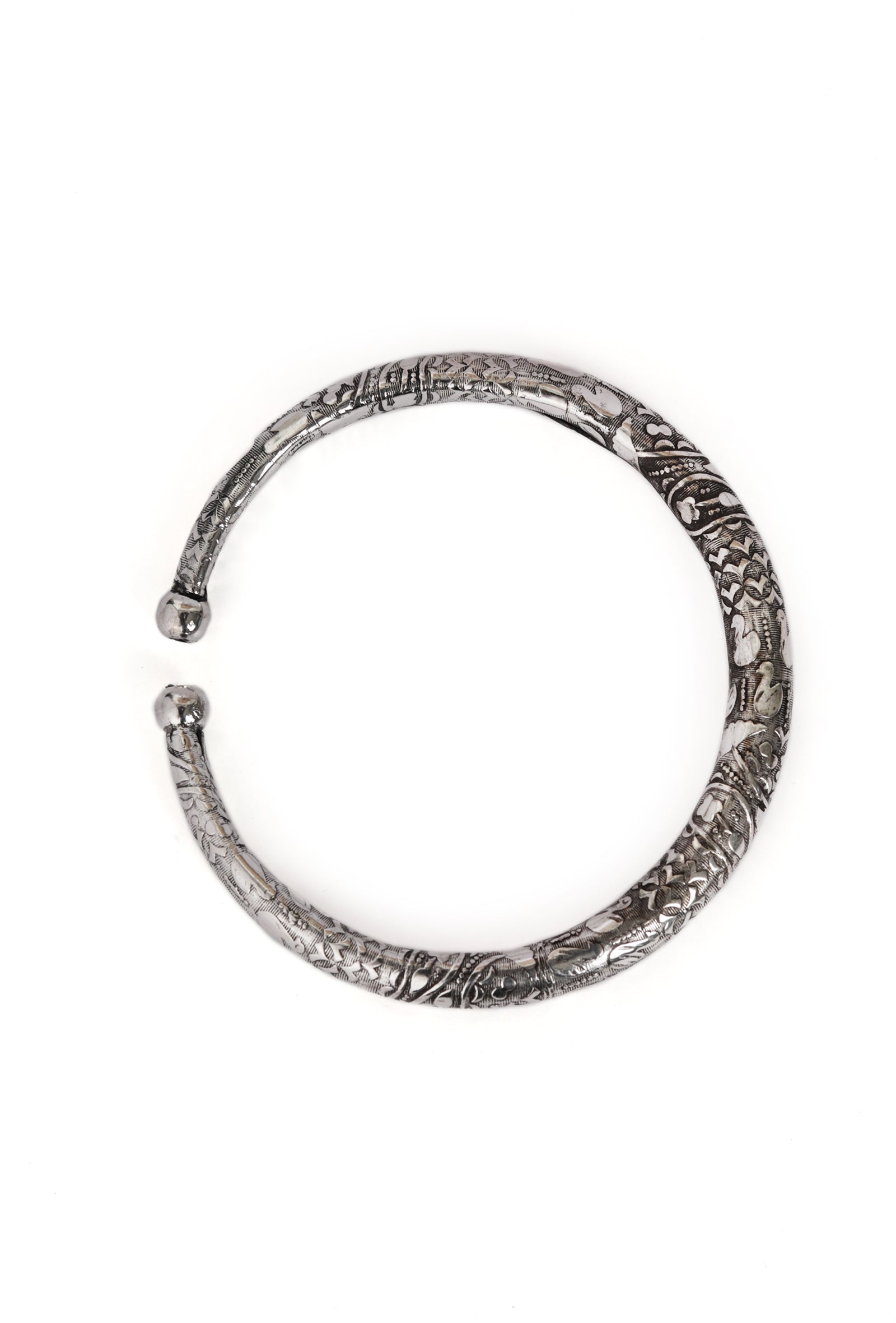 German Silver Designer Antique Look Design Traditional Kada Anklet