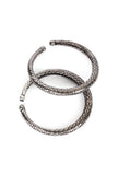 German Silver Designer Antique Look Snake Skin Design Traditional Kada Anklet