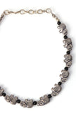 Elephant Charm Black Bead Anklet Set