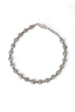 Blossom Charm Silver Anklet