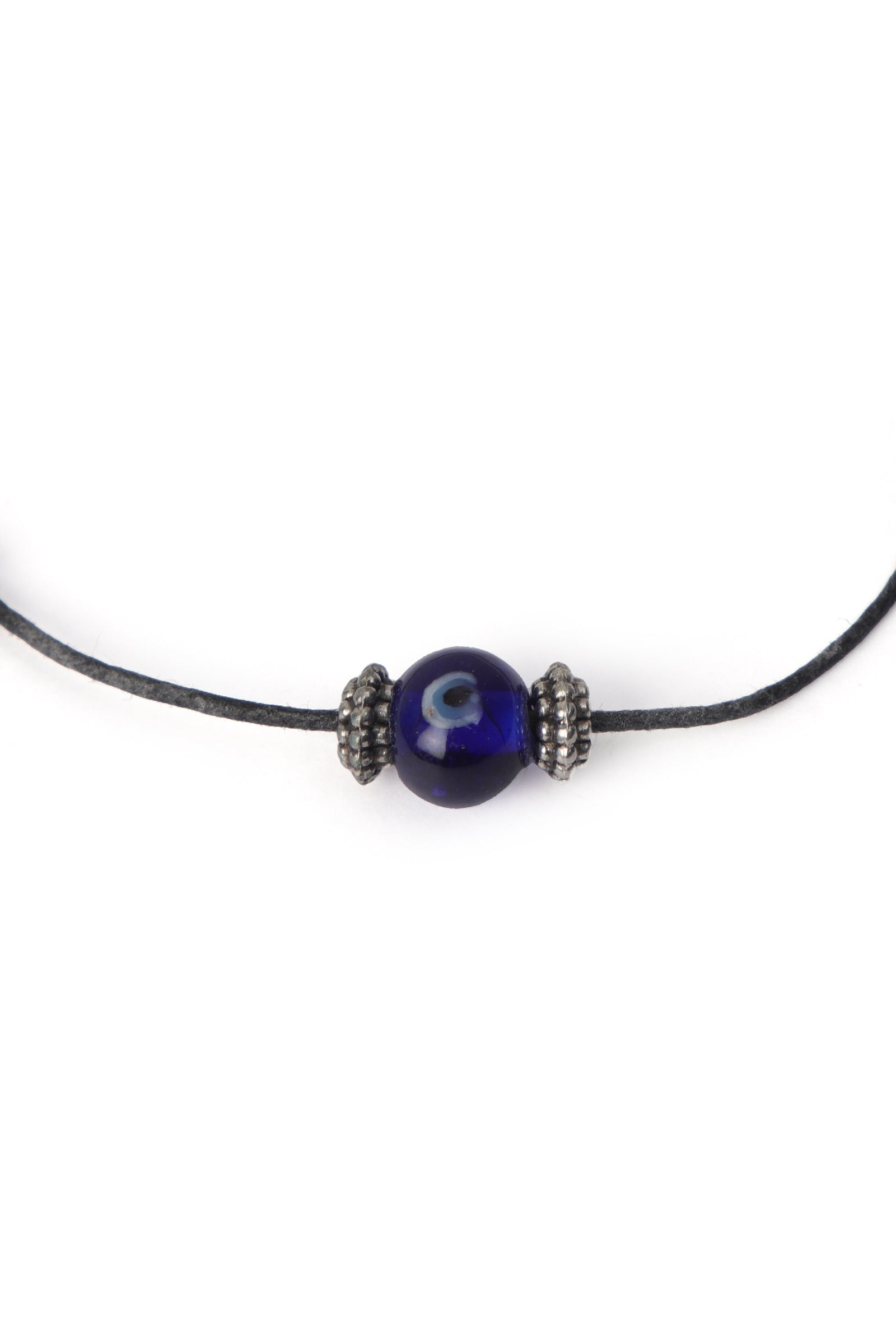 Adjustable Evil Eye Protection Anklet with Nazar Battu Black Thread