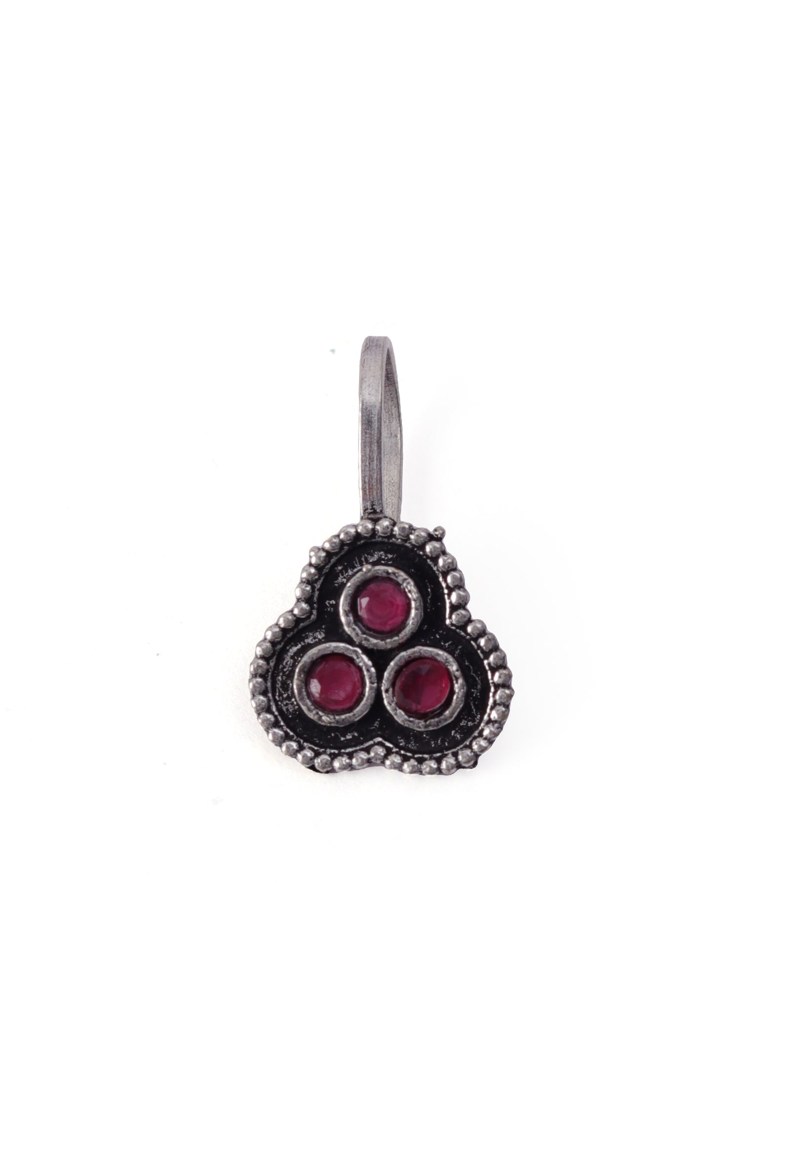 Trinity of Rubies Nosepin