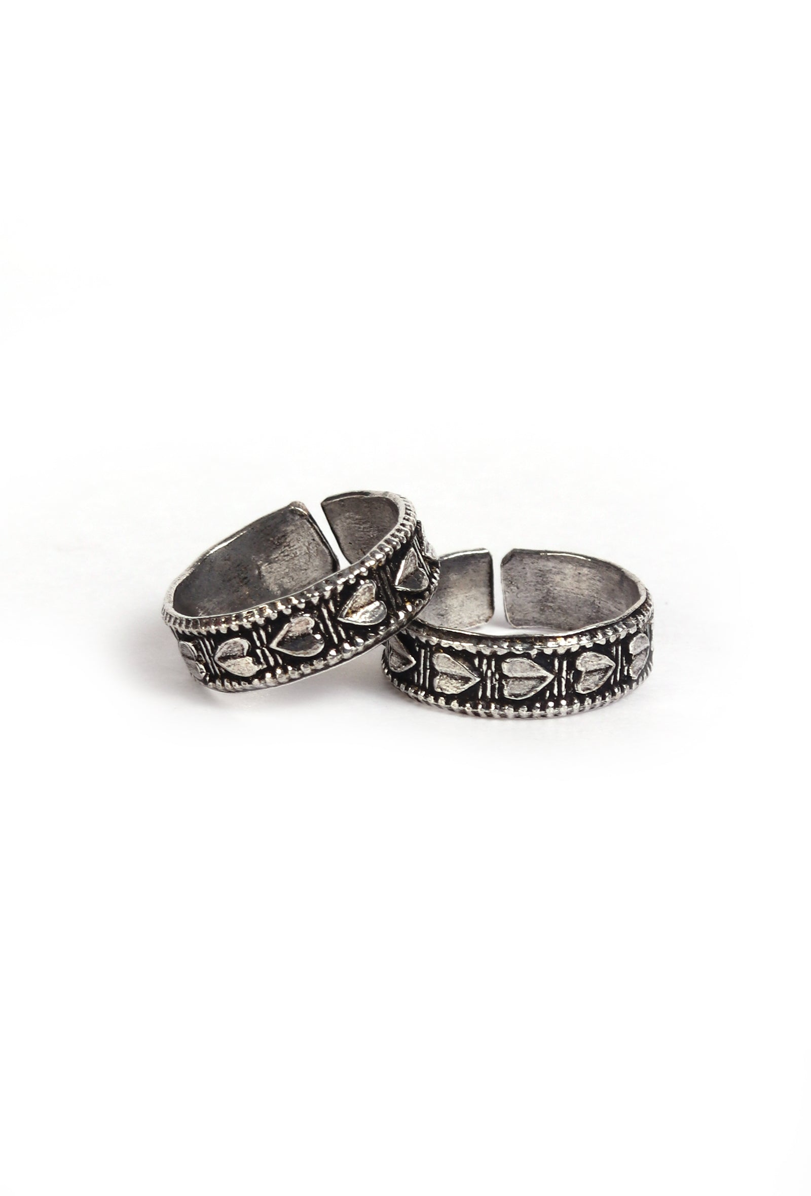 Betel Leaf Pattern Adjustable  Toe Ring
