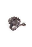 Baahubali German Silver Adjustable Toe Ring