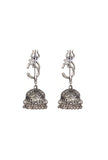 Spiritual Om Trishul German Silver Jhumka
