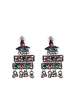 Tribal Radiance Oxidized Necklace And Earrings