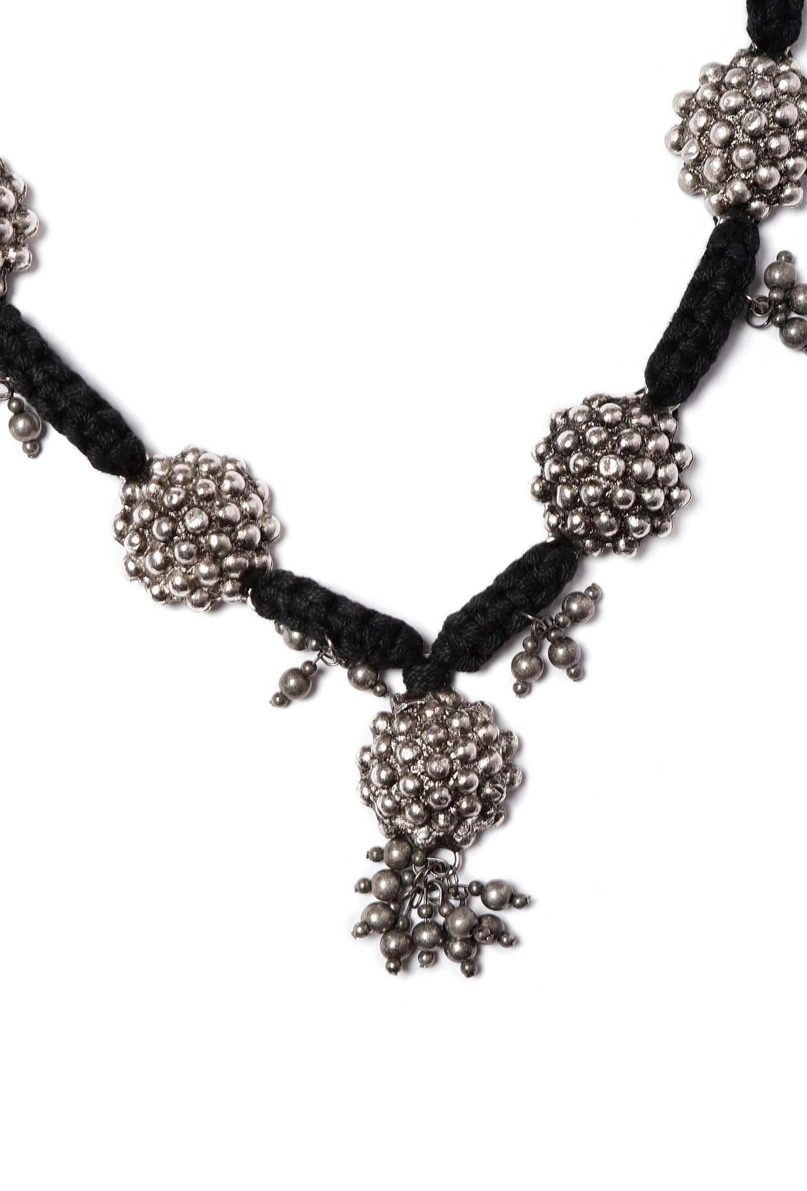 Jiya German Silver Banjaran Necklace