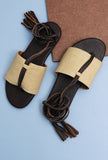 Umber Brown Cruelty Free Leather Flats