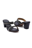 Charcoal Black Chain Cruelty-Free Leather Stealtoes