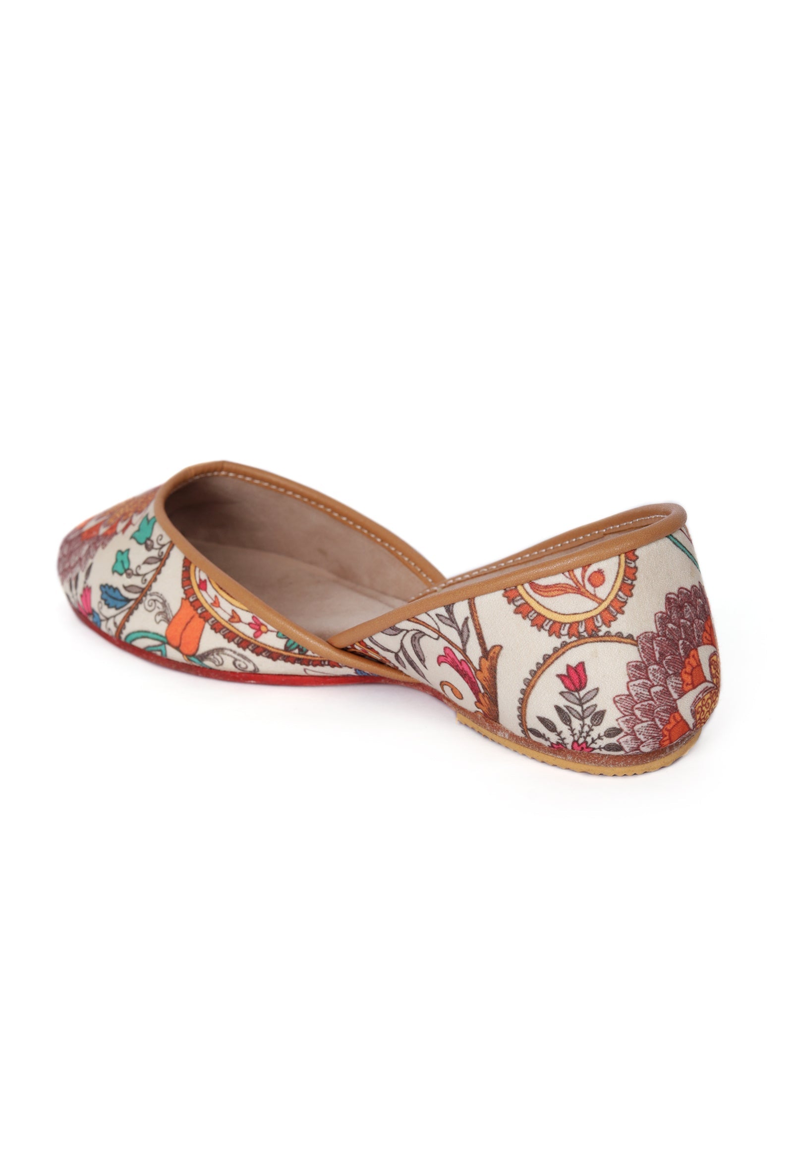 Multicolor Floral Chintz Jutti