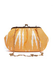 Tuscan Yellow Ikat Clutch Bag