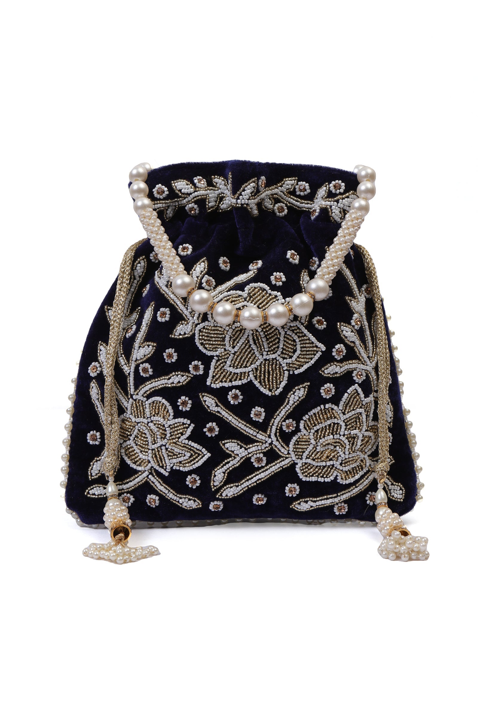 Royal Blue Elegance Potli