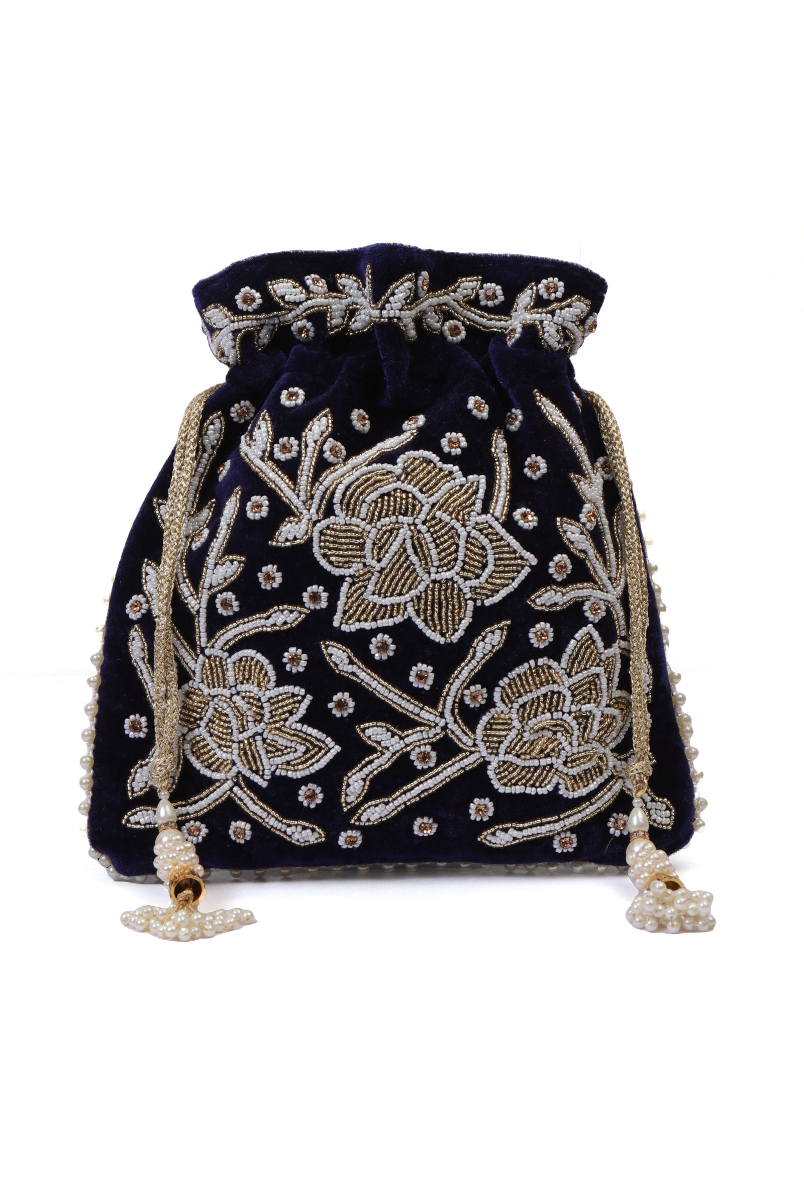 Royal Blue Elegance Potli