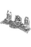 Three Laughing Buddha Figurines