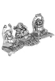 Three Laughing Buddha Figurines