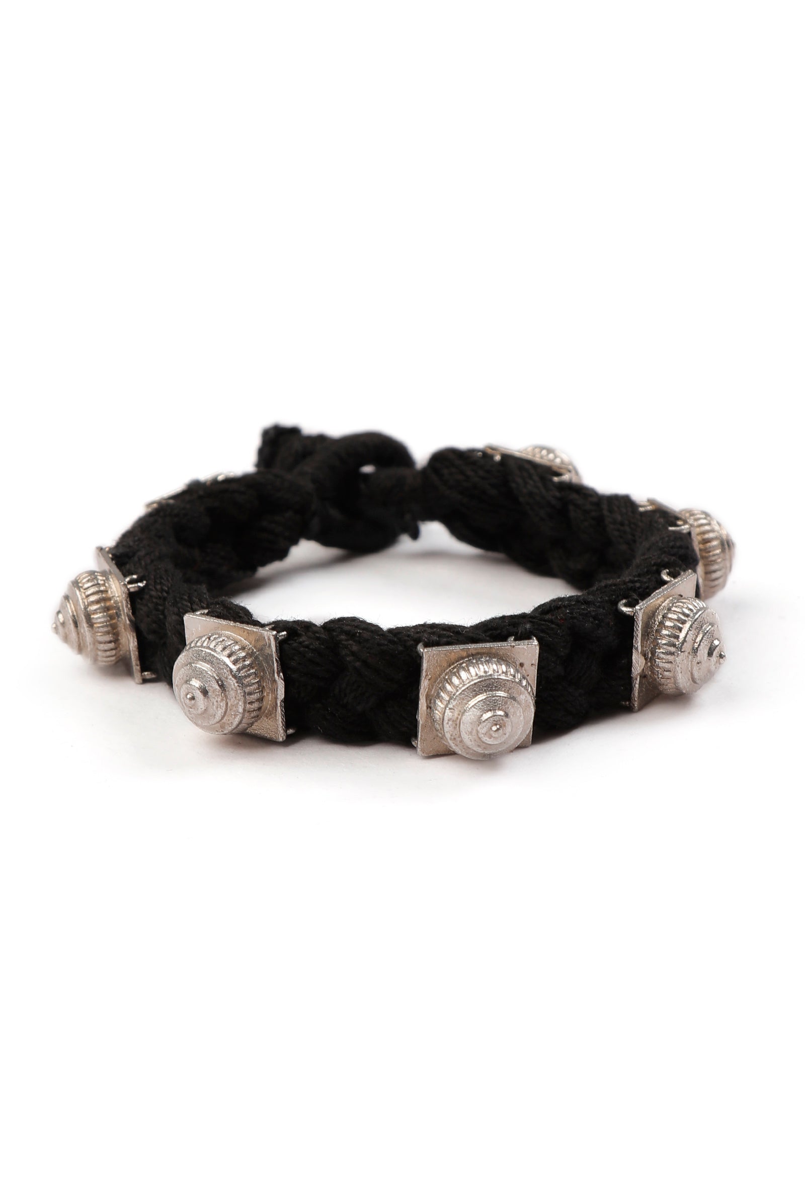 Square Black Thread Tomb Anklet