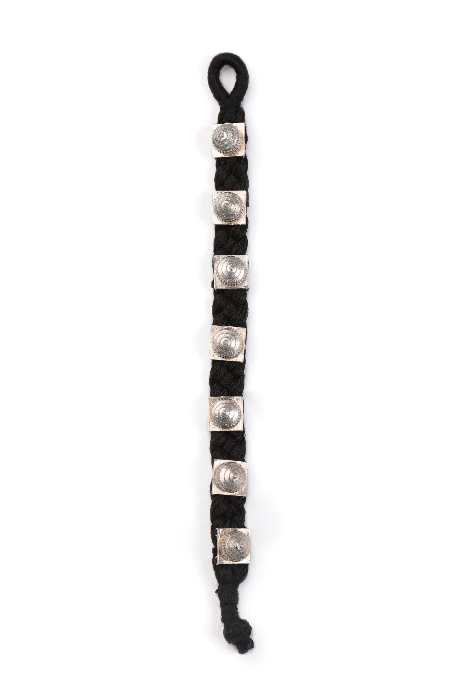 Square Black Thread Tomb Anklet