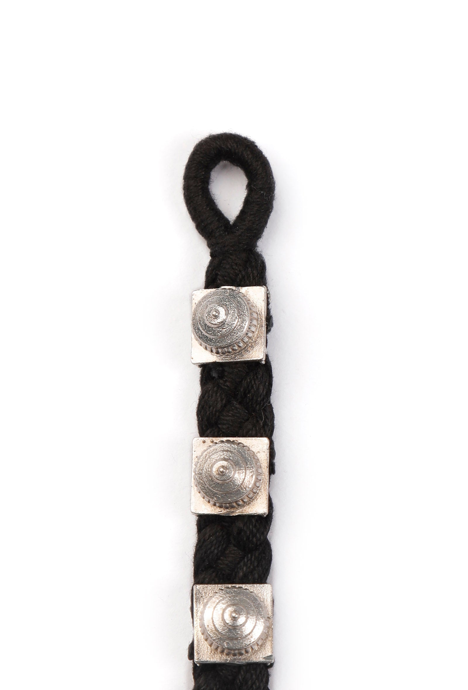 Square Black Thread Tomb Anklet