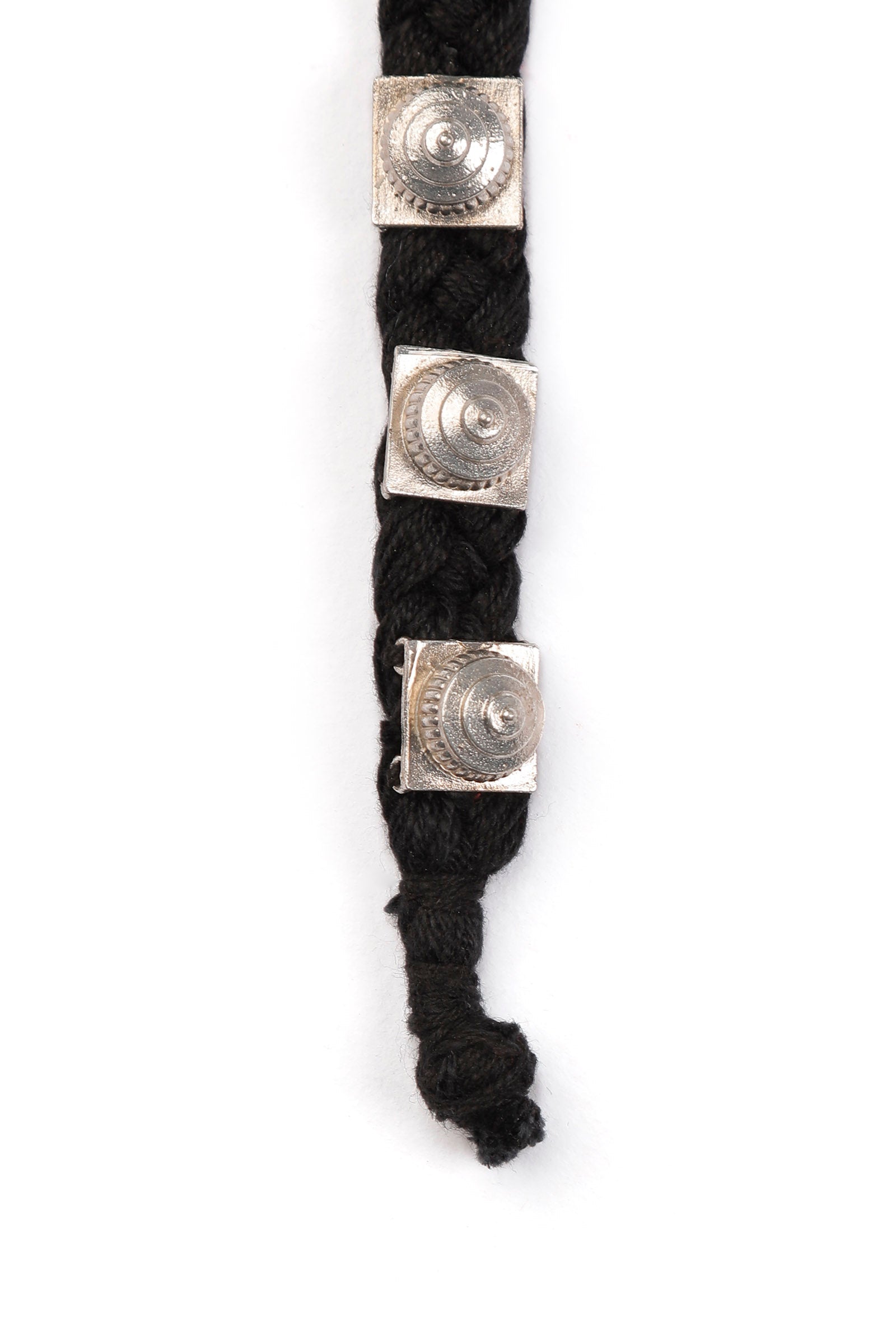 Square Black Thread Tomb Anklet