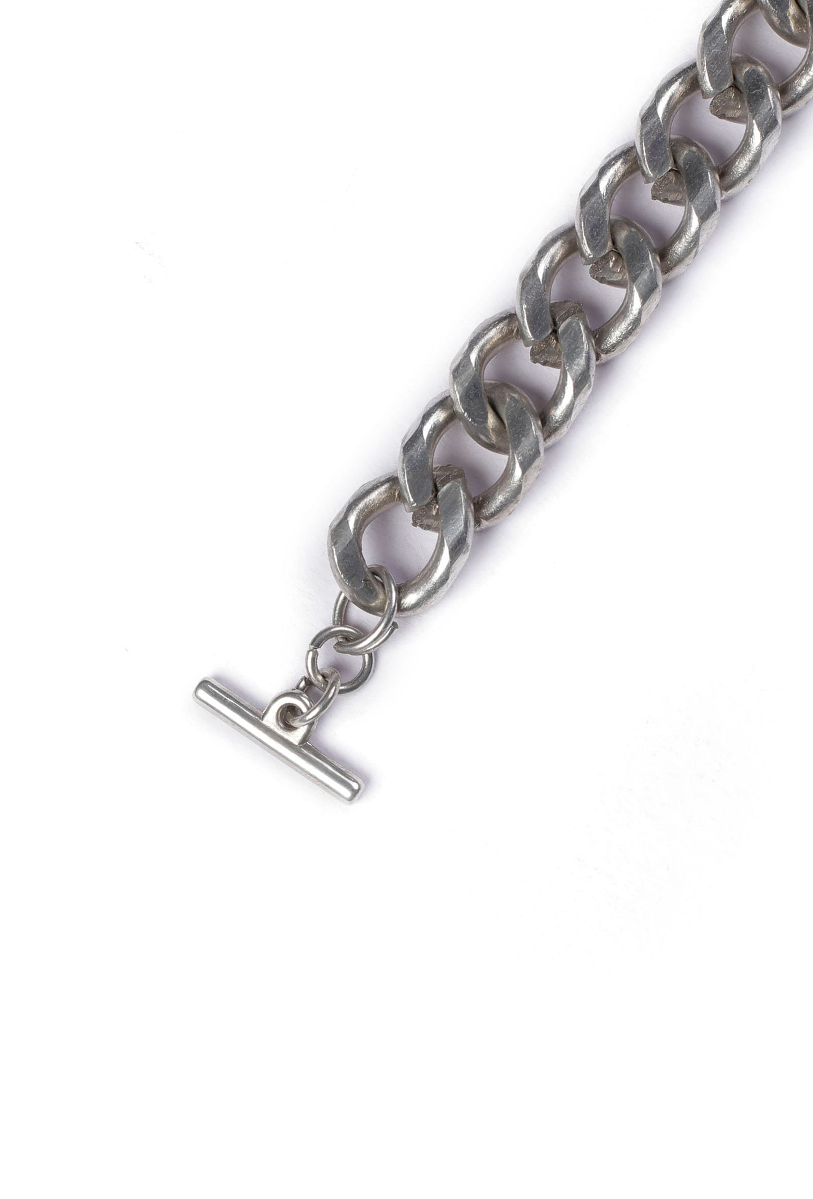 Qadira Three Layered Silver Chain Bracelet