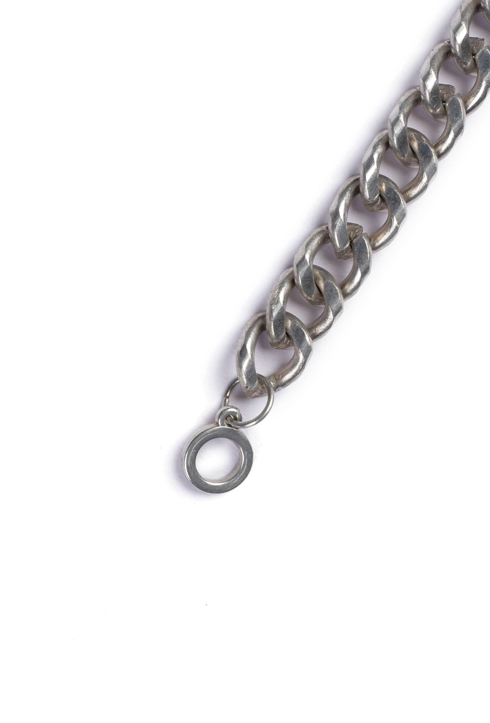 Qadira Three Layered Silver Chain Bracelet